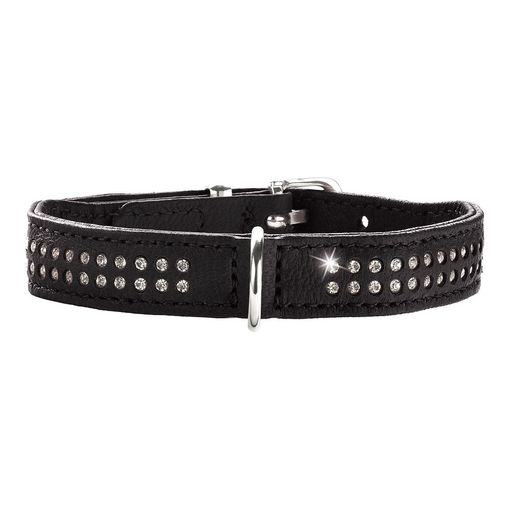 Coleira para Cães HUNTER DIAMOND Elk Petit (Preto - 20-24 cm) Hunter - Coleiras e arnês para animais de estimação - preto, pele, 20-24 cm, cão
