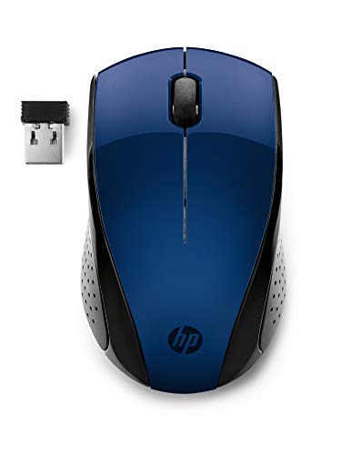 Rato HP 220 (Wireless - Ótico - 1300 dpi - Azul) HP - Ratos e trackballs - sem fios, 1300 dpi, 20,25 m/s, 3 botões
