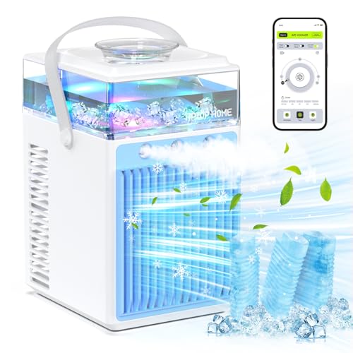 Ar Condicionado PORTABLE AIR CONDITIONER (Área Bruta 30 m³ - Preto) Tiptop Home - Eletrodomésticos de cozinha - portátil, 30m³, preto