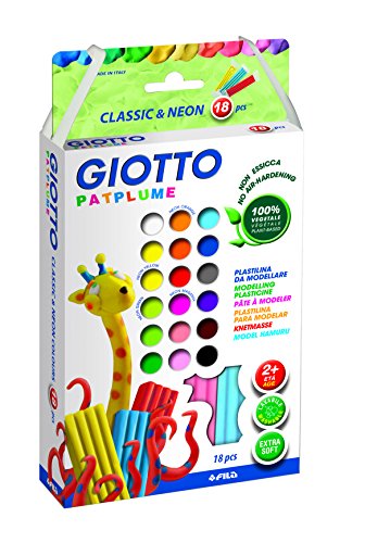 Modelador GIOTTO Patplume 20 g (Multicor) Giotto - Materiais de cerâmica e escultura - multicor, suave, repetidas vezes, criativos
