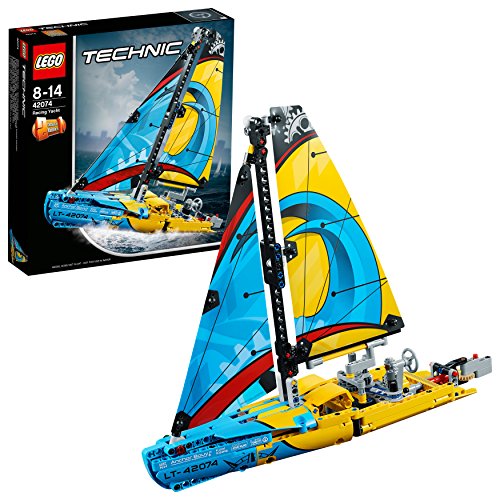 LEGO Technic: Barco de Competición - 42074 (Idade Mínima: 8) LEGO - Brinquedos de conjunto de construção - lego, technic, barco, competição, idade mínima