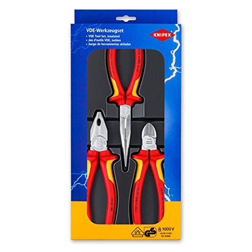 Conjunto de Ferramentas KNIPEX 00 20 12 KNIPEX - Alicates - ferramentas, alicate universal, corte diagonal, montagem