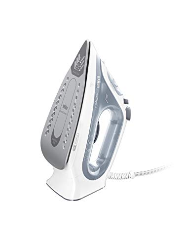Ferro a Vapor BRAUN TexStyle 3 SI3054GY (Jato vapor: 180 g/min - Base: Cerâmica) Braun - Ferros de engomar - 180 g/min, cerâmica