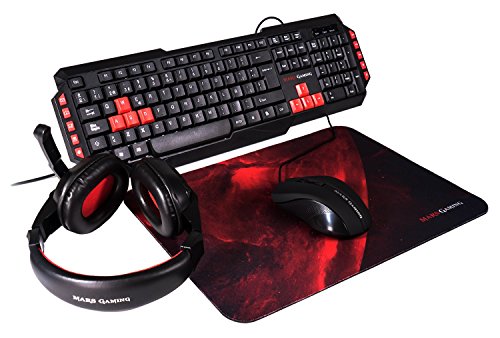 Teclado + Rato MARS GAMING MRCP1 (Com Fios - Teclado Numérico) Mars Gaming - Conjuntos de acessórios de computador - teclado, rato, com fios, numérico