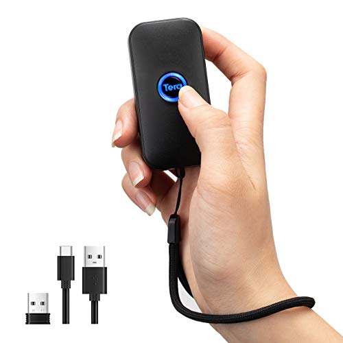 Leitor de Código de Barras TERA MINI (Bluetooth - Preto) Tera - Leitores de códigos de barras - bluetooth, mini, preto