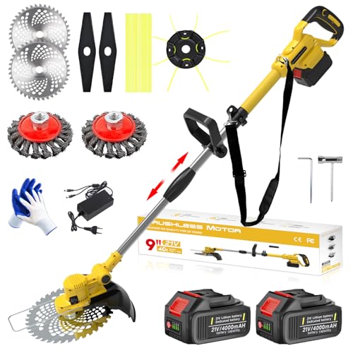 Máquina de Cortar Relva BOSCH Brushless (21 V - 2 Baterias) Fiutazge - Cortadores de erva - 21v, 4 em 1, bateria de lítio, 2 baterias