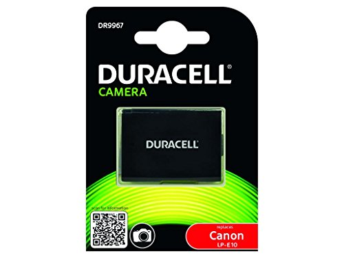 Bateria DURACELL para Máquina Fotográfica Duracell - Baterias para câmera - 1020 mAh, ião-lítio, 7,4 V, eos 1100d