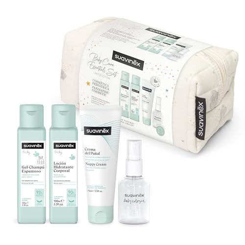 Kit de Regalo para Bebé SUAVINEX (Bege - 4 Unidades) Suavinex - Banho e corpo - cosmética, bebé, cuidado, 50 ml, 100 ml