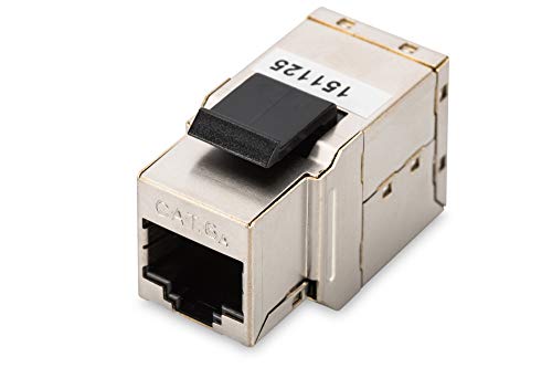 Adaptador ASSMANN ELECTRONIC DN-93906 em Preto Digitus - Tomadas de telefone e dados - rj-45, feminino, fibra de vidro, preto