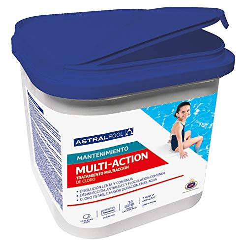 Cloro Multição 5Kg ASTRALPOOL (Recondicionado Como Novo) Astralpool - Limpeza de piscinas e produtos químicos - 5 kg, multiuso, astralpool