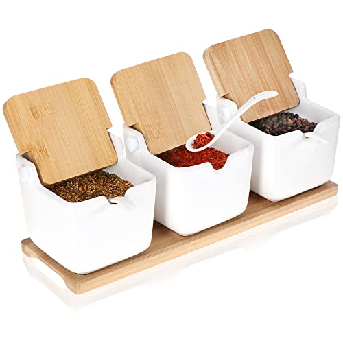 Conjunto de Talheres e Pratos de Porcelana ROBIN GOODS Robin Goods - Aparelhos de servir - porcelana, cuchara, tampa, marmelada, açúcar, bambu