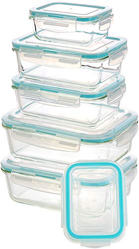 Caixa de Conservação KICHLY 12 peças vidro KICHLY - Recipientes de armazenamento de alimentos - conservação, vidro, 12 peças