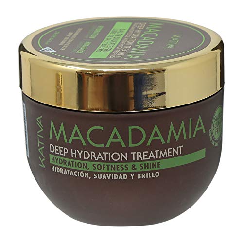 Máscara para o Cabelo KATIVA Macadamia Deep Hydration Treatment (250 ml) KATIVA - Shampoo & condicionador - macadamia, hidratação profunda, 250 ml, aloe vera