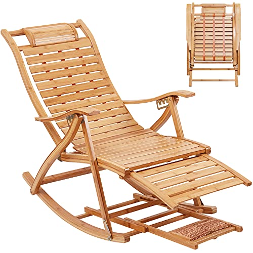 Cadeira de Jardim FATIVO com Almofada de Massagem e Apoio de Pés ukmaster - Móveis de exterior - almofada de massagem, apoio de pés, confortável, fácil de montar