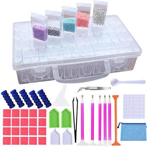 Kit de Artesanato TOPSEAS 124 PCS DIY Diamond Painting TOPSEAS - Enfeites e acabamentos - kit, artesanato, topseas, 124 pcs, diy, diamond painting
