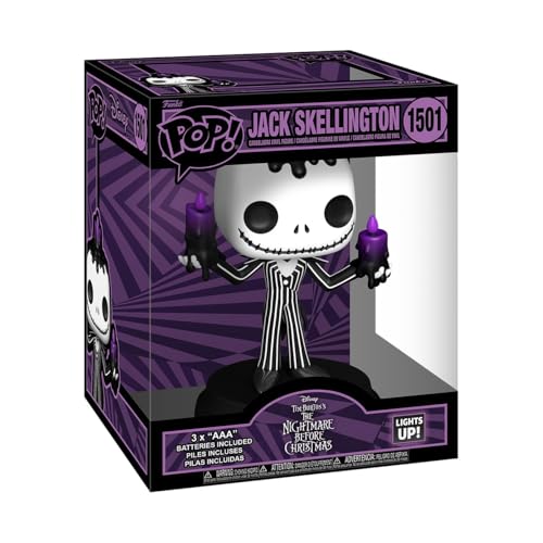 Figura FUNKO Pop! Super: The Nightmare Before Christmas - Jack Skellington Funko - Brinquedos - Jack Skellington, 10 cm, pvc, The Nightmare Before Christmas