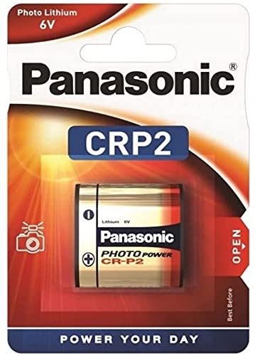 Pilha Recarregável PANASONIC CRP2 (Para Relógios) Corp. Panasonic - Baterias para câmera - litio, cilíndrico, 6v, 200mAh