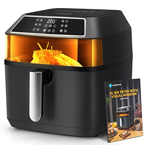 Fritadeira sem Óleo AIGOSTAR Zane30HEX (1700 W - 8 L) Aigostar - Fritadeiras - 1700 W, 8 L, indicador luminoso