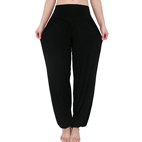 Calças para Mulher MEISHINE Preto (XXXL) MEISHINE - Calças - preto, mulher, xxxl