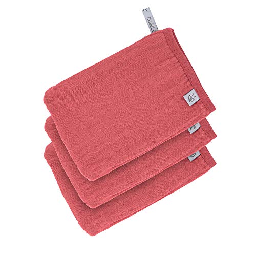 Luvas para Lavagem LÄSSIG Wash Glove Set Rosa Lässig - Toalhas - algodão, transpirantes, macias, lavável
