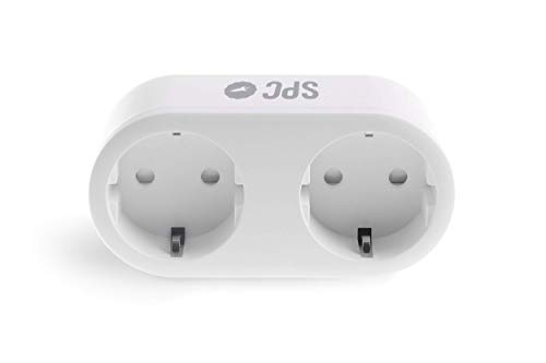 Tomada Inteligente SPC Clever Plug Dual - 16A SPC - Controlos de tomadas de parede e sensores - tomada inteligente, 16A, dual