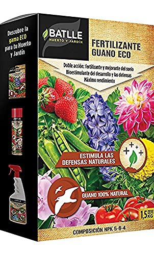Guano para Plantas BATLLE (1.5 kg) (Recondicionado Como Novo) Semillas Batlle - Adubos - 1.5 kg, fertilizante natural, nitrogénio, potássio