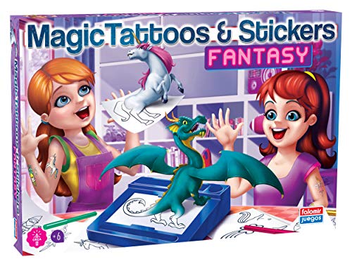 Brinquedo de Trabalhos Manuais FALOMIR 31055 Falomir - Jogos - autocolantes, tatuagens, criativo, fácil