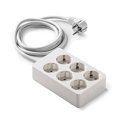 Extensão Elétrica FAMATEL 6 tomadas Branco Famatel - Filtros de linha e supressores de surtos - 6 tomadas, branco