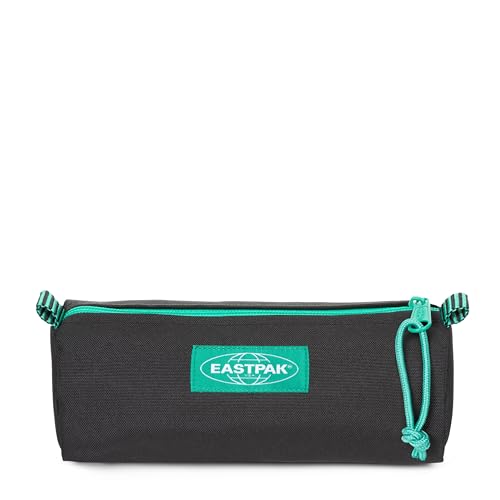 Estojo Escolar EASTPAK Benchmark Single Kontrast Stripe Preto EASTPAK - Estojos para canetas e lápis - design moderno, contraste, resistente, durável