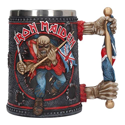 Garrafa de Metal Iron Maiden (14cm) NEMESIS NOW Nemesis Now - Copos de cerveja - garrafa, metal, Iron Maiden, 14cm