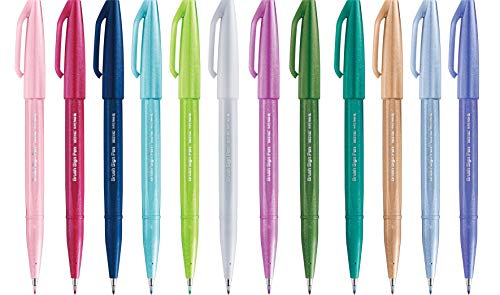 Caneta de Tinta Permanente PENTEL SES15C Preto Pentel - Canetas - tinta permanente, fibra, resistente à água, lavável