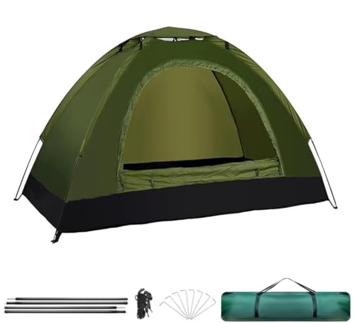 Tenda de Campismo LIONELO Iglu (Verde - 210x120x110cm) RPC - Barracas - 210x120x110cm, fibra de vidro, resistente ao vento, resistente à água