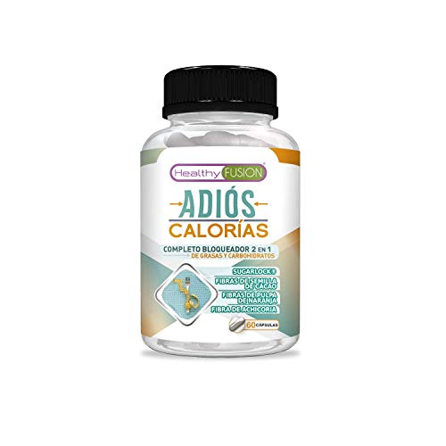 Suplemento Alimentar ADIOS CALORIAS (60 cápsulas) Healthy Fusion - Vitaminas e suplementos - controle do apetite, perda de peso, suplemento alimentar, 60 cápsulas