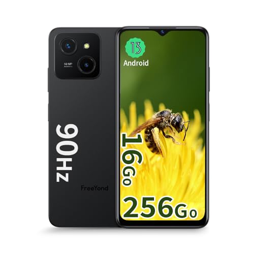 Smartphone FREEYOND M5A (6.6'' - 16 GB - 256GB - Preto) FreeYond - Telemóveis - 6.6 polegadas, 16 gb, 256 GB, preto