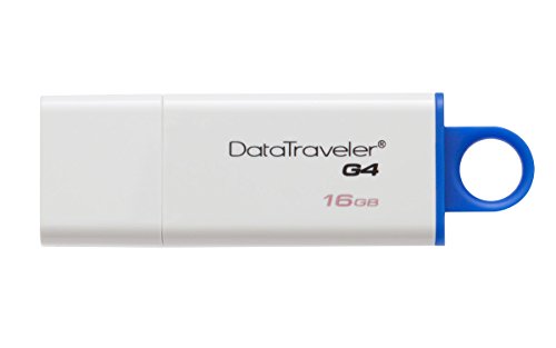 Pen USB KINGSTON TECHNOLOGY DataTraveler G4 Kingston - Cabos - 16 gb, usb, azul, branco