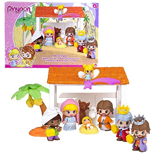 Brinquedo de Construção PINYPON (Idade Mínima Recomendada: 3 anos) Famosa - Presépios - construção, 3 anos, cenário natalício, figuras pinypon