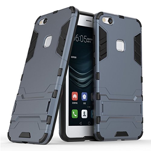 Capa Huawei P10 Lite AVIZAR ARMOR Azul e Preto MaiJin - Peças de reposição para telemóveis - policarbonato, huawei p10 lite, resistente a pó, resistente a riscos