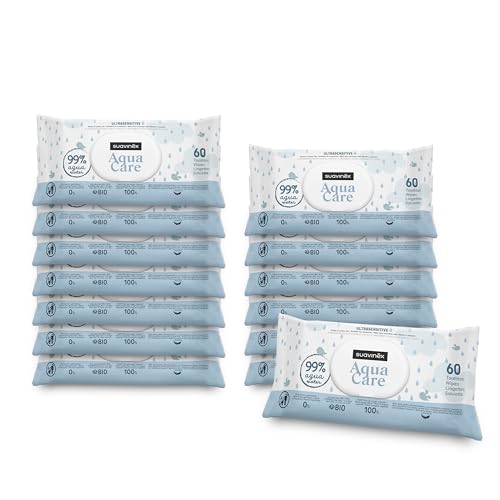 Toalhitas Suavinex Aqua Care 60 Unidades (Recondicionado Como Novo) Suavinex - Muda fraldas - toalhetas, suavinex, aqua care, recondicionado