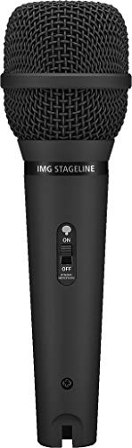 Microfone de Palma IMG STAGELINE DM-5000LN MONACOR - Microfones - microfone, palma, img stageline dm-5000ln, imã neodímio, super cardióide, direção acústica
