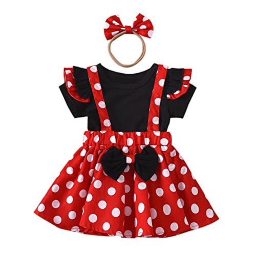 Fato de Menina DISFRAZZES Minnie (Tam: 3 a 4 anos) Lito Angels - Brincadeira de faz de conta - florões, elásticos, tirantes, ajustável