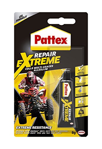 Coleador de reparação extremo pattex 8g tubo Pattex - Cola e adesivos de hardware - extremamente forte, flexível, resistente a vibrações, resistente à humidade