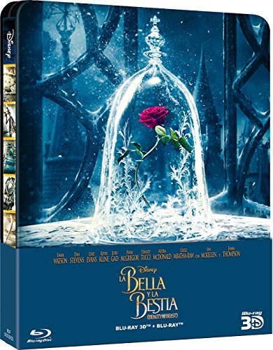 La Bella y la Bestia (Edição Metálica) (4K Ultra HD) Disney - Dvds de filmes e programas de televisão - bella, besta, edição metálica, 4k ultra hd