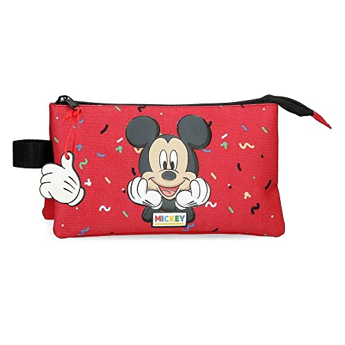 Estojo DISNEY Mickey (Laranja - 16.5x4.1x21cm) BIGBUY SCHOOL - Malas - mickey, laranja, 16.5x4.1x21cm