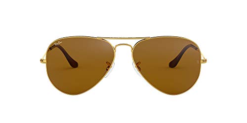 Óculos de sol RAYBAN Aviator Large Metal Ray-Ban - Óculos de sol - aviator, large metal, preto, couro branco