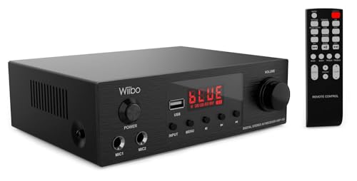 Amplificador Wiibo AMP 100 (Sistema Hi Fi) Wiibo - Áudio - 2 canais, subwoofer, treble, bass, EQ
