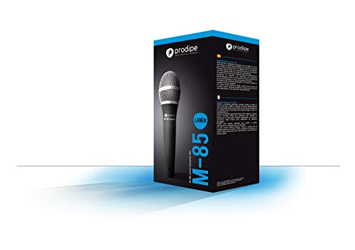 Microfone PRODIPE M 85 (Com Fio - Preto) Prodipe - Microfones - dinâmico, freq 50-16000 Hz, 71 db