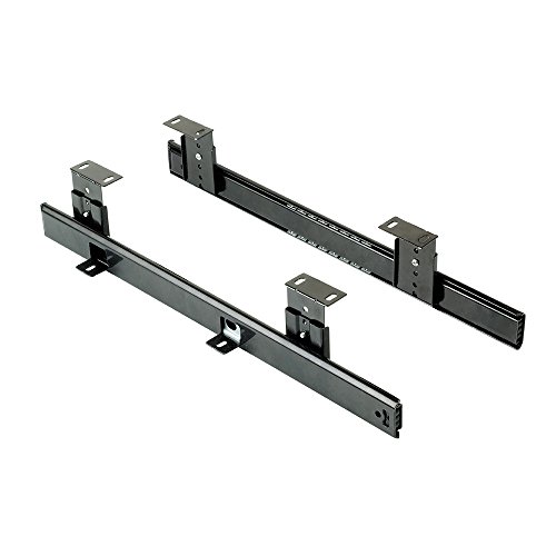 Conjunto de Rodas com Esferas e Regulação de Altura para Gaveta, EMUCA, D. 75 Mm, Preto, 3004109 Emuca - Corrediças de gaveta - regulável, d. 75 mm, preto