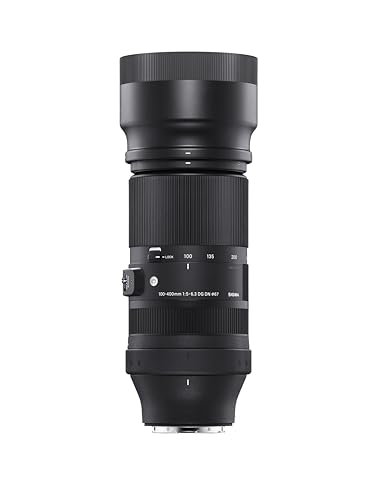 Objetiva SIGMA 100-400mm/5-6.3 (DN) Contemporary (Encaixe: Sony E - Abertura: f/22-32 - f/5-6.3) Sigma - Lentes de câmera - 100-400mm, f/22-32, sony e, telephoto