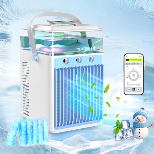 Ar Condicionado Portátil CECOTEC Clima 12500 (18 m² - 12000 BTU - Preto) Tiptop Home - Resfriadores evaporativos - 18 m², 12000 btu, usb recarregável