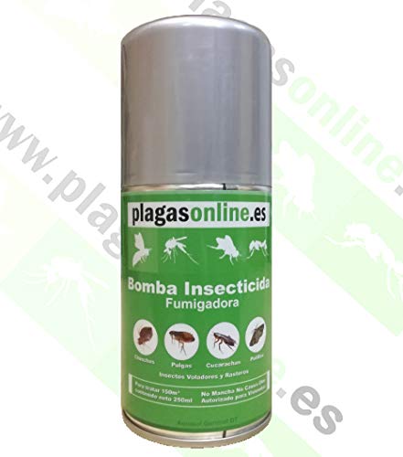 Bomba Insecticida Fumigadora Plagas Online 250Ml PLAGAS ONLINE - Pesticidas - inseticida, fumigador, plagas